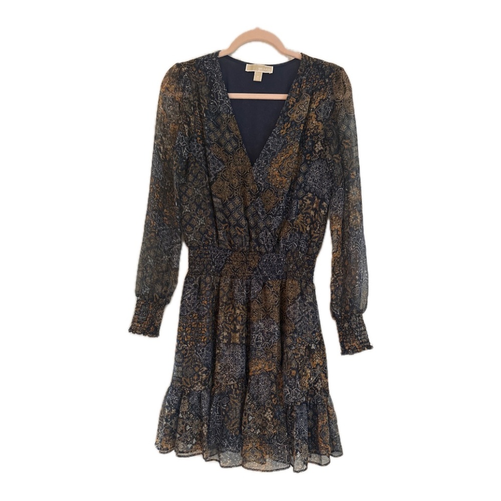 Michael Michael Kors Patchwork Lurex Ruffle Metal… - image 5